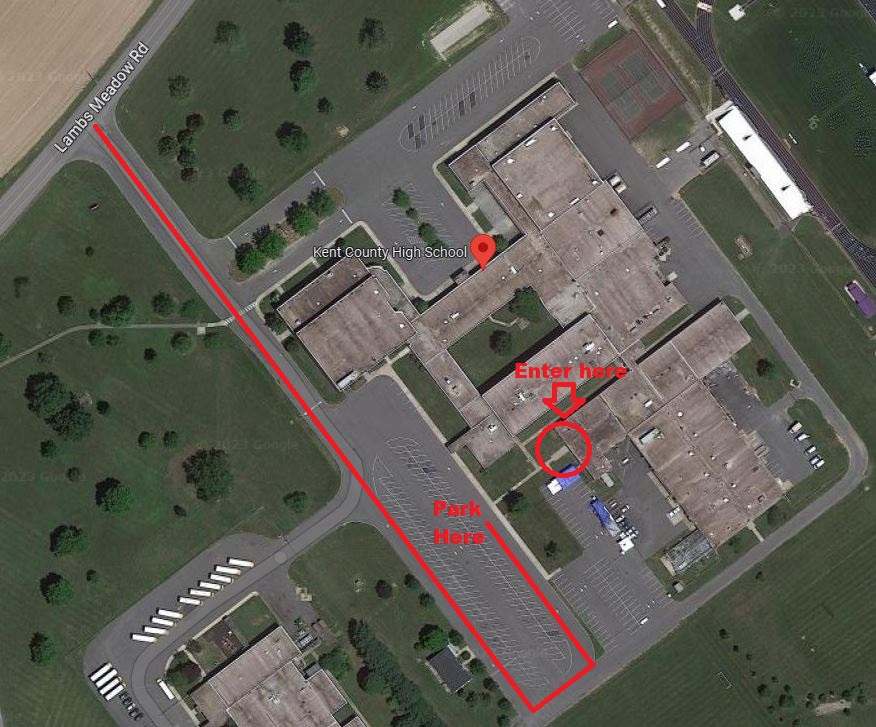 KCHS aerial map
