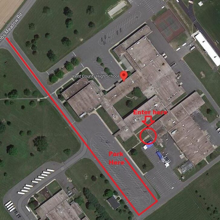 KCHS aerial map